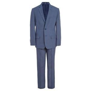 Nautica Big Boys 2-piece. Micro-Texture Suit - Dark Blue Size 10